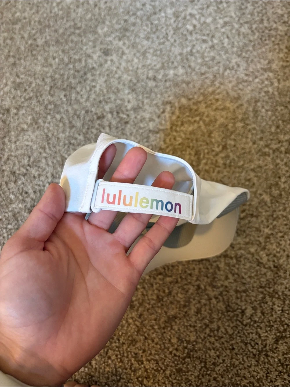 Lululemon Mens White Hat